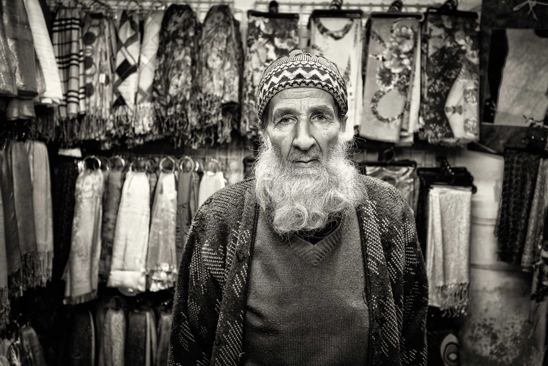 White Beard Faces of Jerusalem
