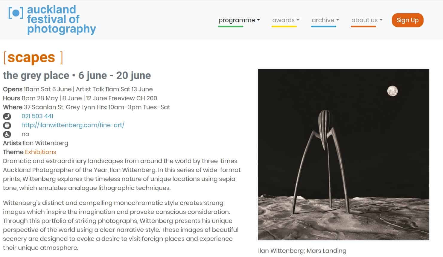 Scapes Auckland Festival of Photography