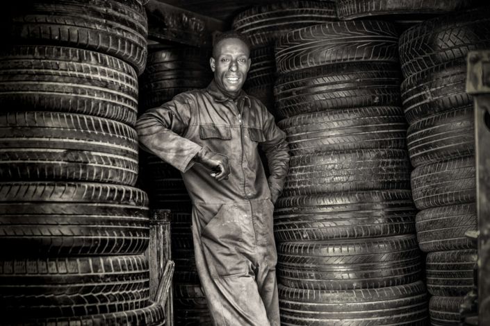 Tire repair shop - Morocco