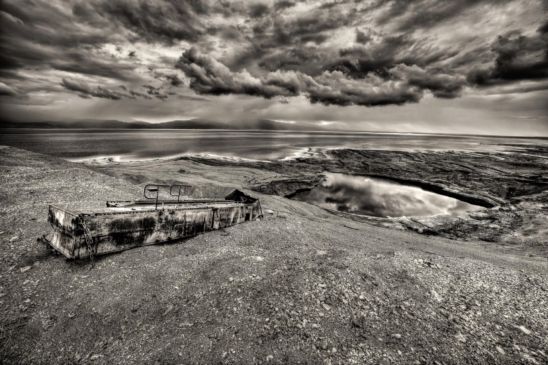 Travel photographer the Dead Sea