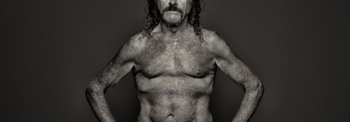 Man posing in a studio