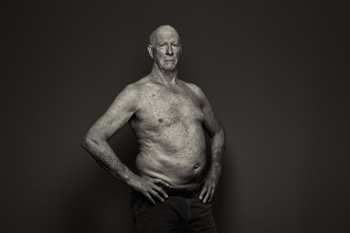 Man posing for his studio Portrait